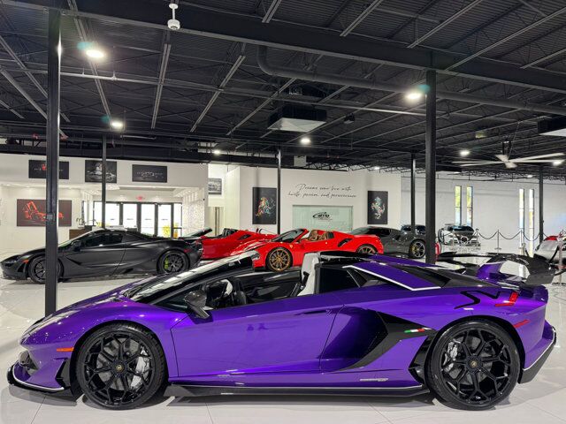 2020 Lamborghini Aventador SVJ Roadster Viola Parsifae paint, Ad Personam options, carbon galore AND MORE!! Fort Lauderdale FL