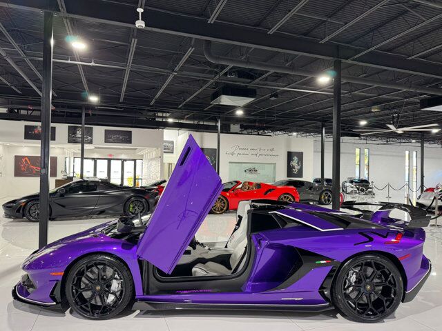 2020 Lamborghini Aventador SVJ Roadster Viola Parsifae paint, Ad Personam options, carbon galore AND MORE!! Fort Lauderdale FL