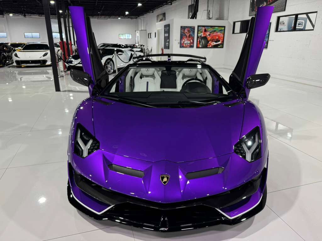 2020 Lamborghini Aventador SVJ Roadster Viola Pasifae paint, Ad Personam options, carbon galore AND MORE!! Fort Lauderdale FL