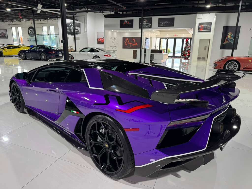 2020 Lamborghini Aventador SVJ Roadster Viola Pasifae paint, Ad Personam options, carbon galore AND MORE!! Fort Lauderdale FL