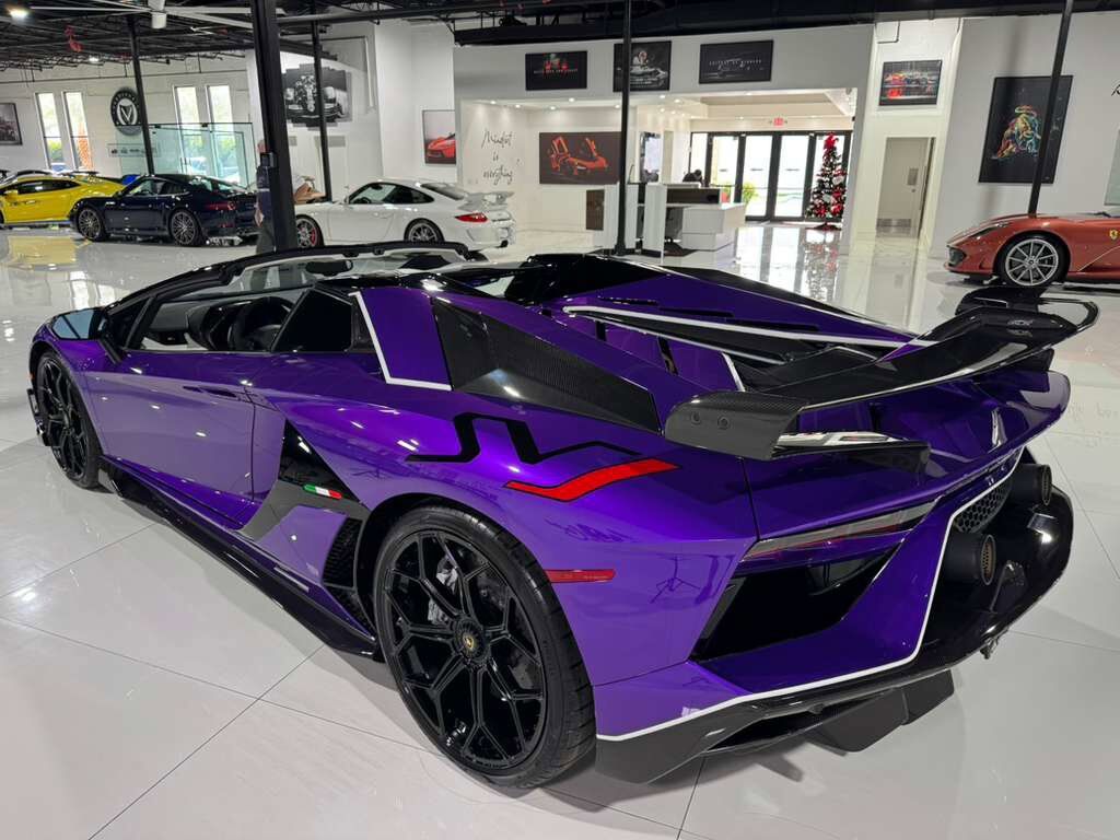 2020 Lamborghini Aventador SVJ Roadster Viola Pasifae paint, Ad Personam options, carbon galore AND MORE!! Fort Lauderdale FL