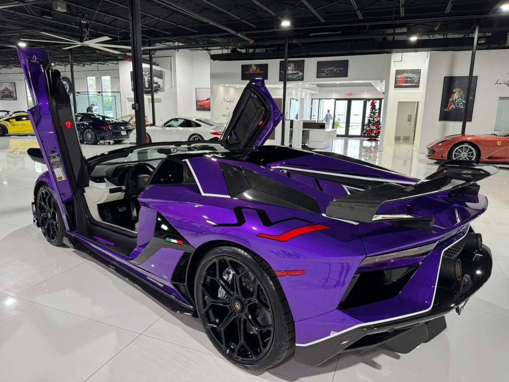 2020 Lamborghini Aventador SVJ Roadster Viola Pasifae paint, Ad Personam options, carbon galore AND MORE!! Fort Lauderdale FL