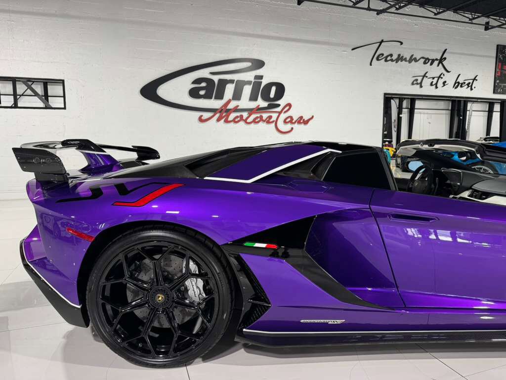 2020 Lamborghini Aventador SVJ Roadster Viola Pasifae paint, Ad Personam options, carbon galore AND MORE!! Fort Lauderdale FL