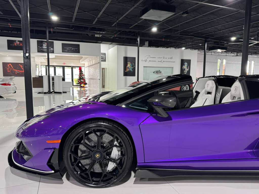 2020 Lamborghini Aventador SVJ Roadster Viola Pasifae paint, Ad Personam options, carbon galore AND MORE!! Fort Lauderdale FL