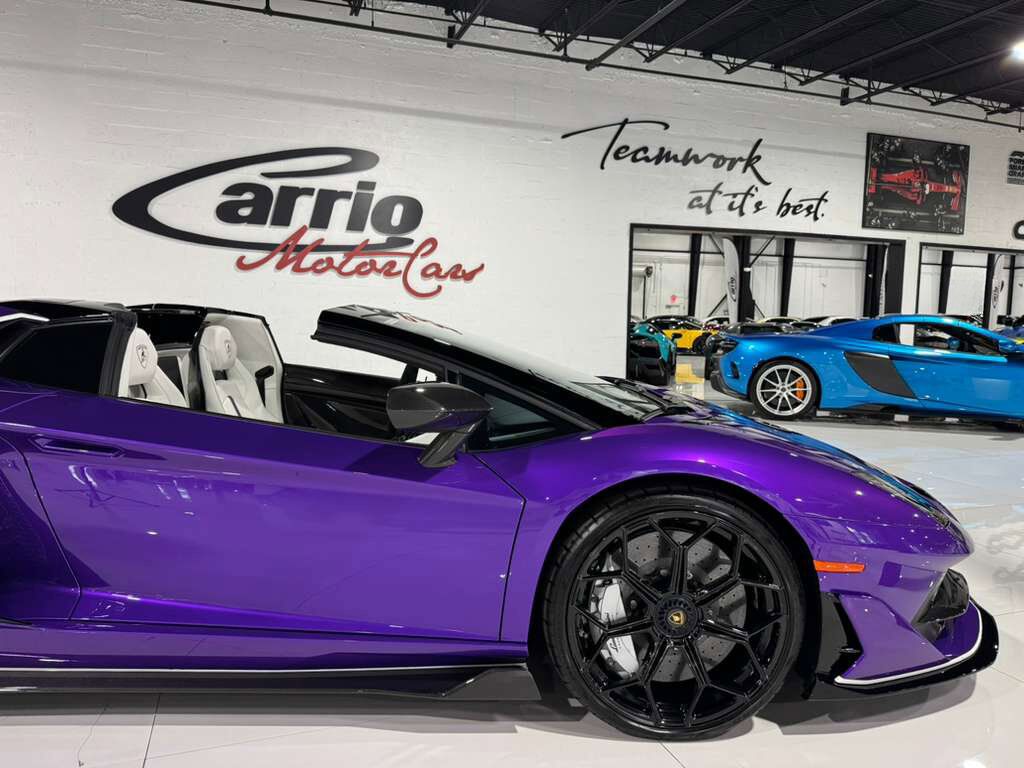 2020 Lamborghini Aventador SVJ Roadster Viola Pasifae paint, Ad Personam options, carbon galore AND MORE!! Fort Lauderdale FL