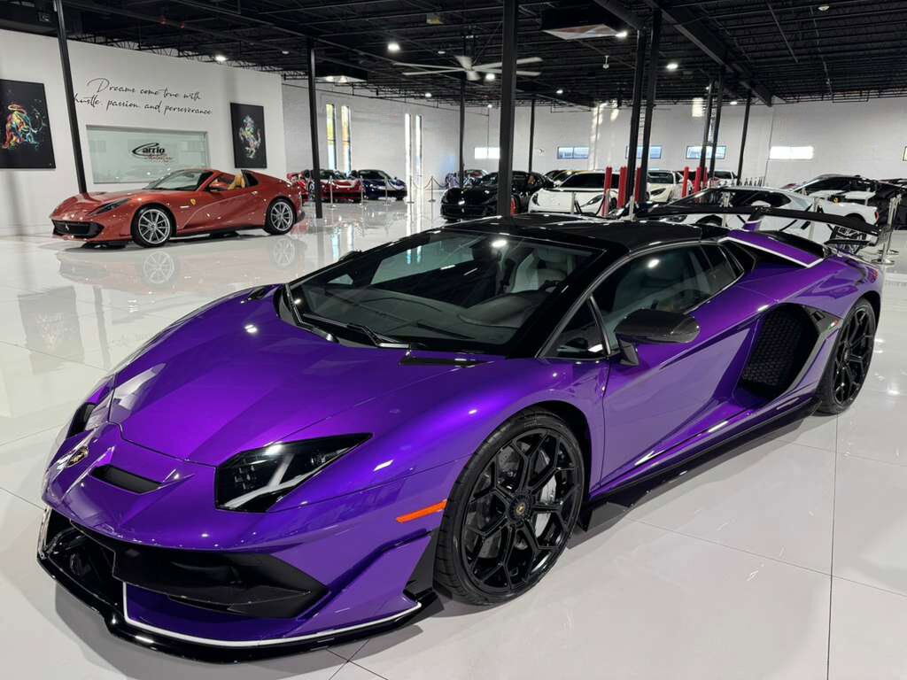 2020 Lamborghini Aventador SVJ Roadster Viola Pasifae paint, Ad Personam options, carbon galore AND MORE!! Fort Lauderdale FL