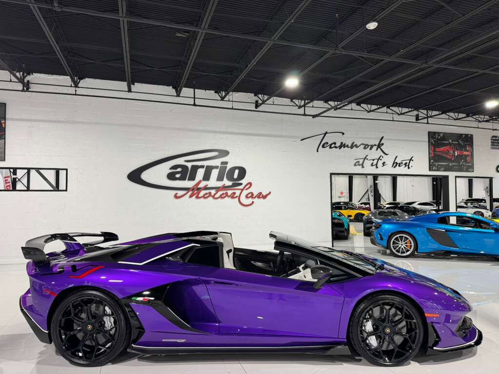 2020 Lamborghini Aventador SVJ Roadster Viola Pasifae paint, Ad Personam options, carbon galore AND MORE!! Fort Lauderdale FL