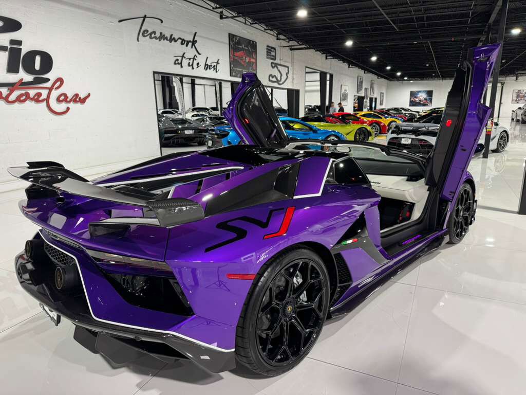 2020 Lamborghini Aventador SVJ Roadster Viola Pasifae paint, Ad Personam options, carbon galore AND MORE!! Fort Lauderdale FL