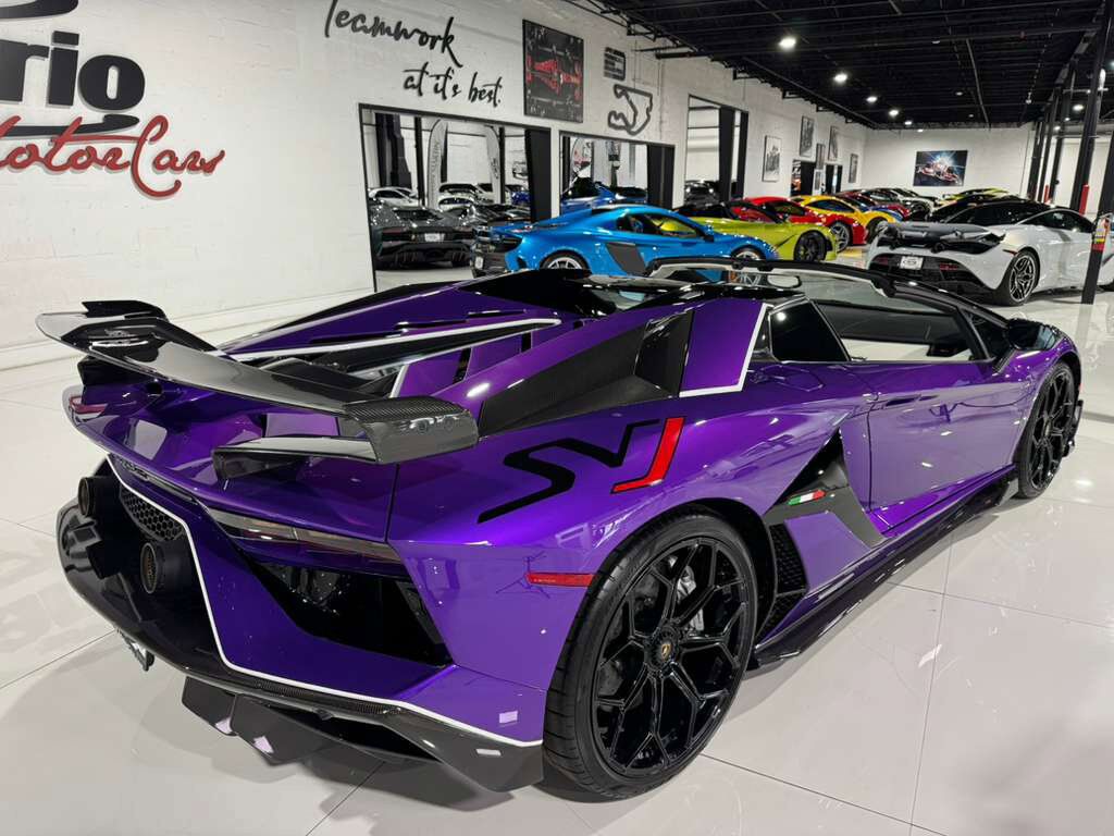 2020 Lamborghini Aventador SVJ Roadster Viola Pasifae paint, Ad Personam options, carbon galore AND MORE!! Fort Lauderdale FL
