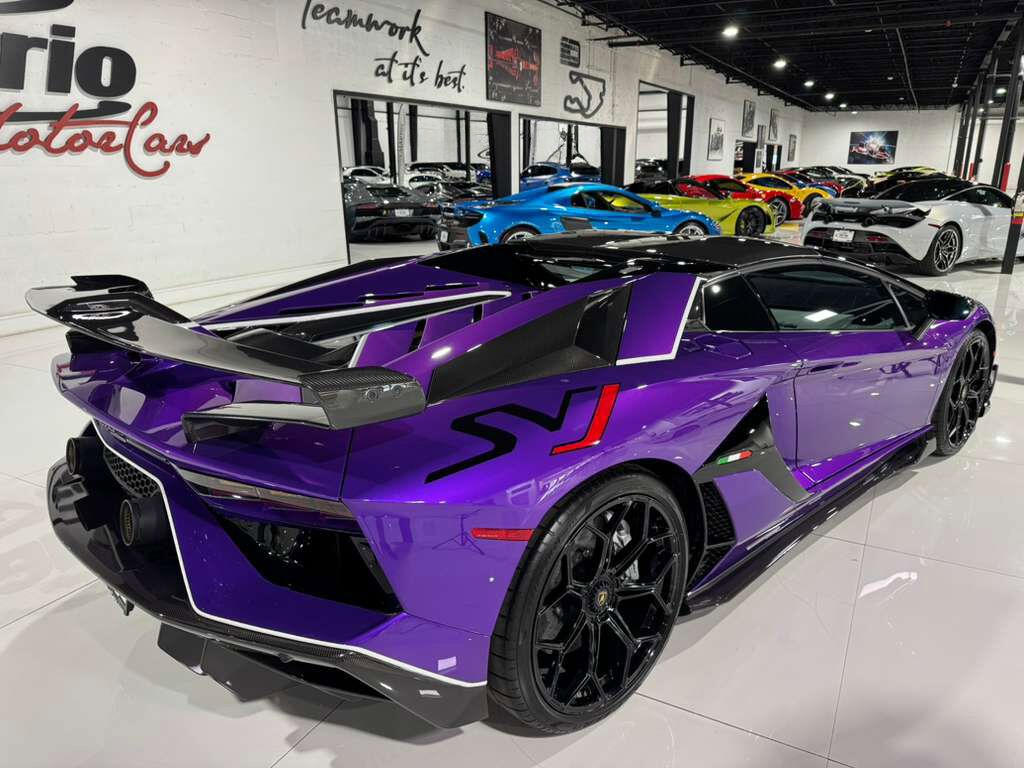 2020 Lamborghini Aventador SVJ Roadster Viola Pasifae paint, Ad Personam options, carbon galore AND MORE!! Fort Lauderdale FL