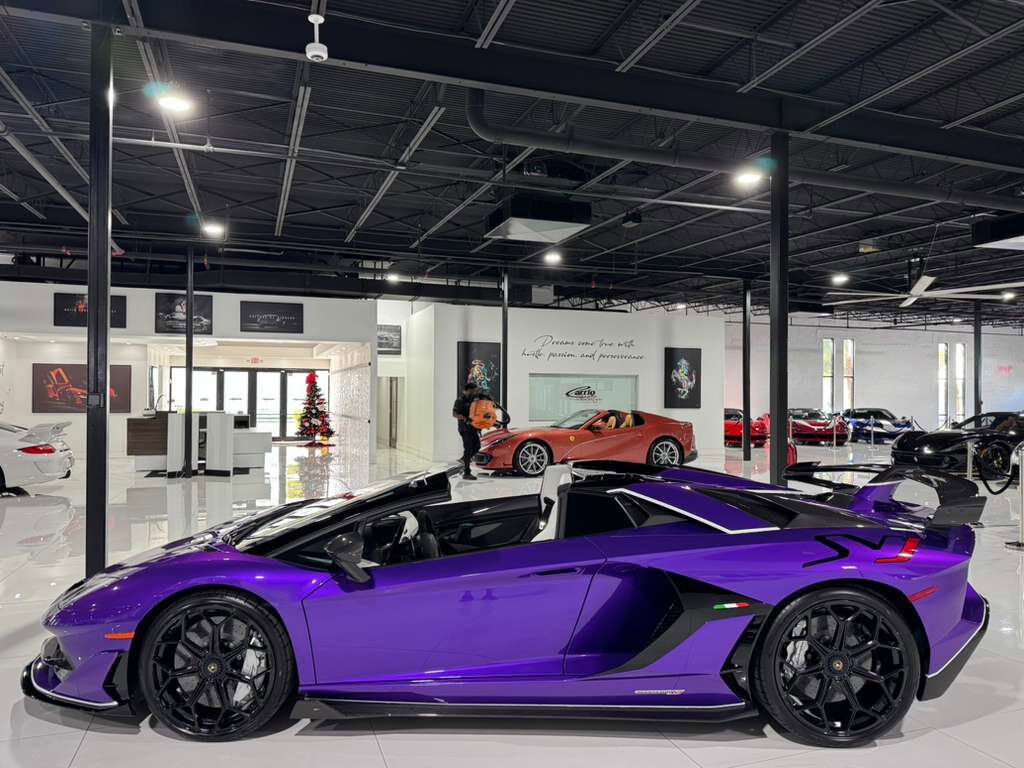 2020 Lamborghini Aventador SVJ Roadster Viola Pasifae paint, Ad Personam options, carbon galore AND MORE!! Fort Lauderdale FL