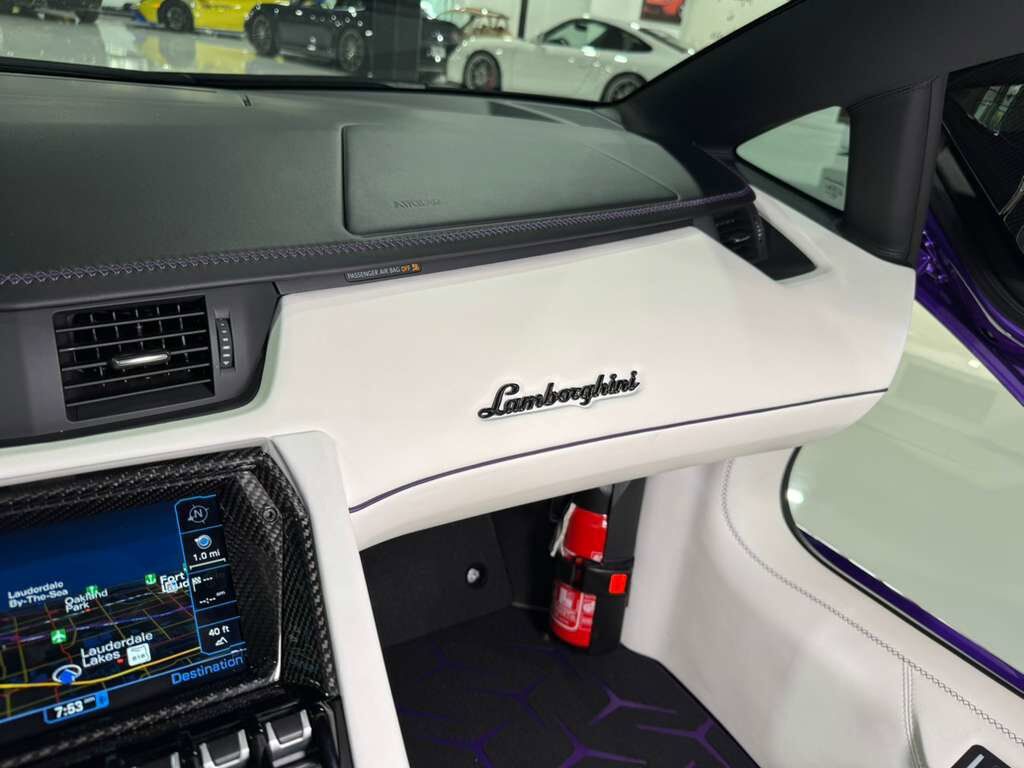 2020 Lamborghini Aventador SVJ Roadster Viola Pasifae paint, Ad Personam options, carbon galore AND MORE!! Fort Lauderdale FL