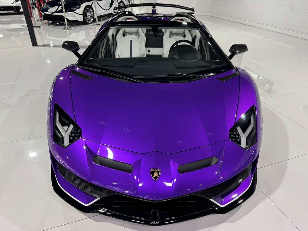 2020 Lamborghini Aventador SVJ Roadster Viola Pasifae paint, Ad Personam options, carbon galore AND MORE!!