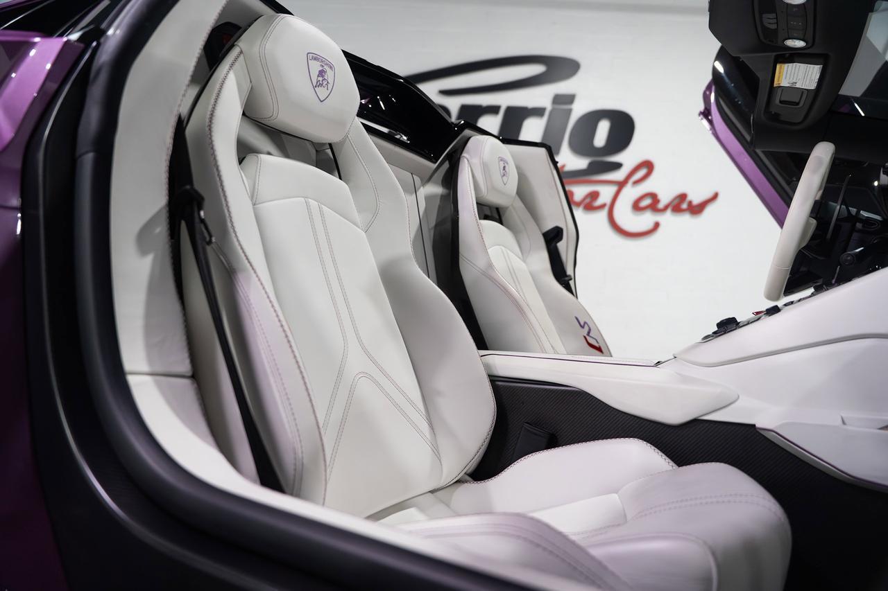 2020 Lamborghini Aventador SVJ Roadster Viola SE30 paint,painted "SVJ",Ad Personam interior,Sensonum audio,carbon galore & MORE Fort Lauderdale FL