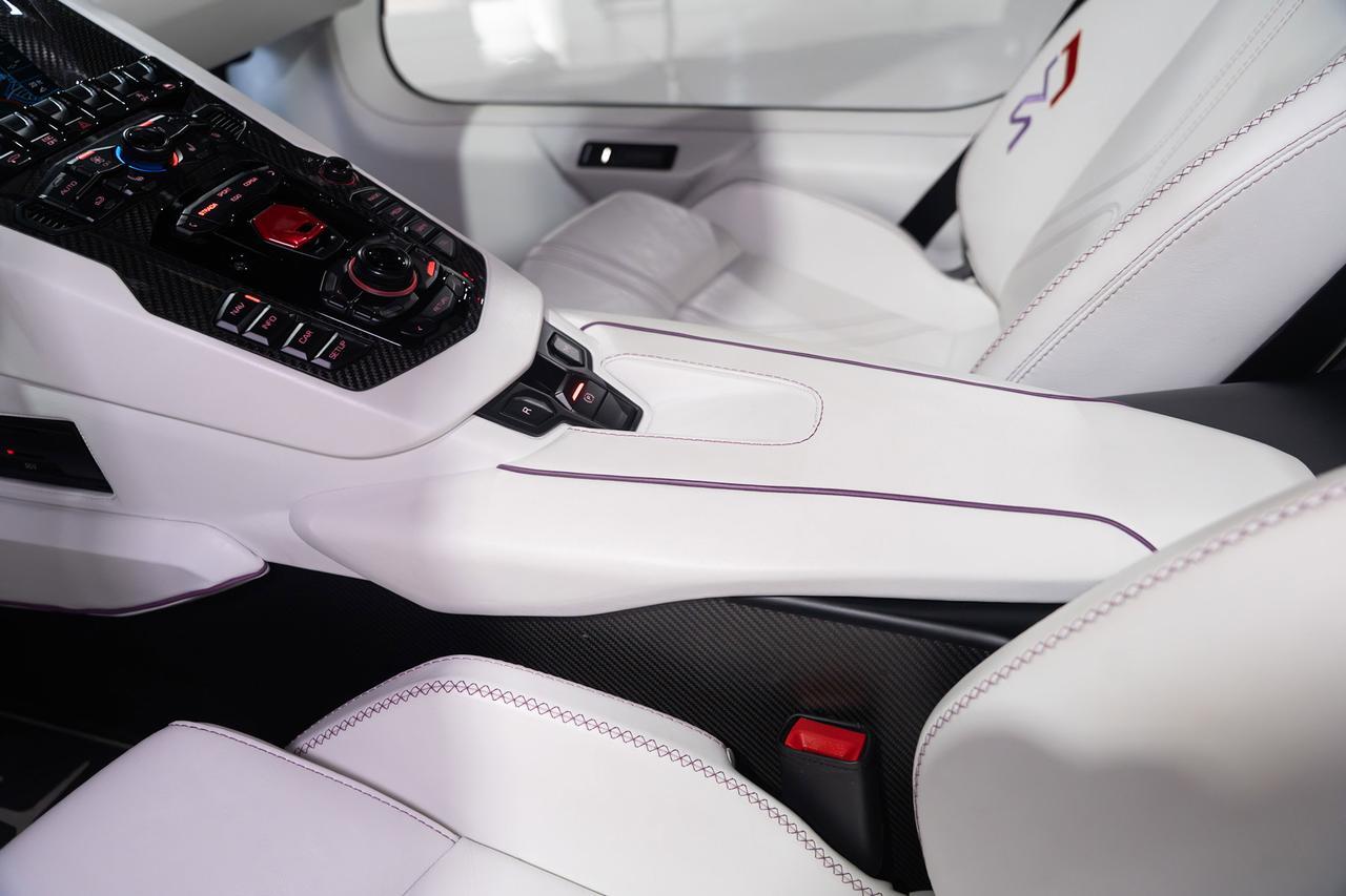 2020 Lamborghini Aventador SVJ Roadster Viola SE30 paint,painted "SVJ",Ad Personam interior,Sensonum audio,carbon galore & MORE Fort Lauderdale FL
