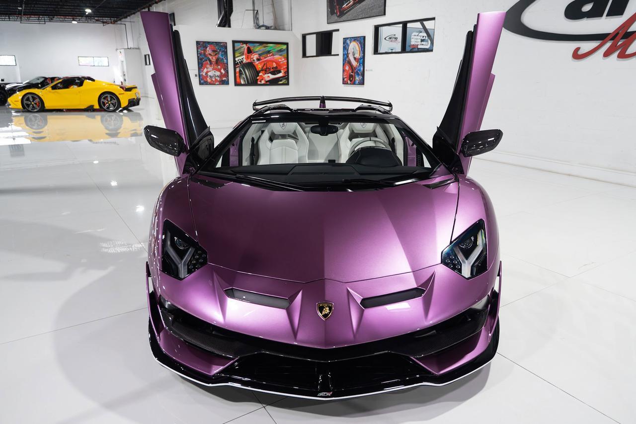 2020 Lamborghini Aventador SVJ Roadster Viola SE30 paint,painted "SVJ",Ad Personam interior,Sensonum audio,carbon galore & MORE Fort Lauderdale FL