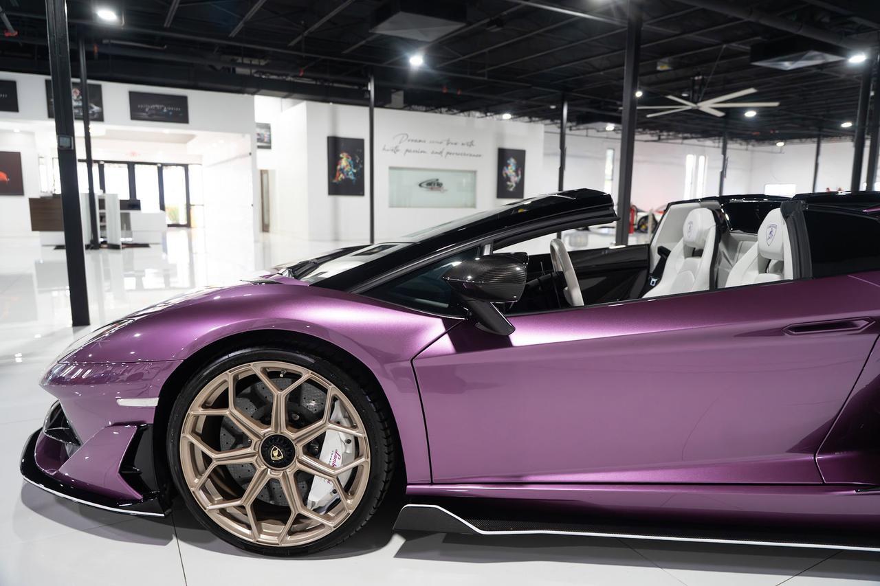 2020 Lamborghini Aventador SVJ Roadster Viola SE30 paint,painted "SVJ",Ad Personam interior,Sensonum audio,carbon galore & MORE Fort Lauderdale FL