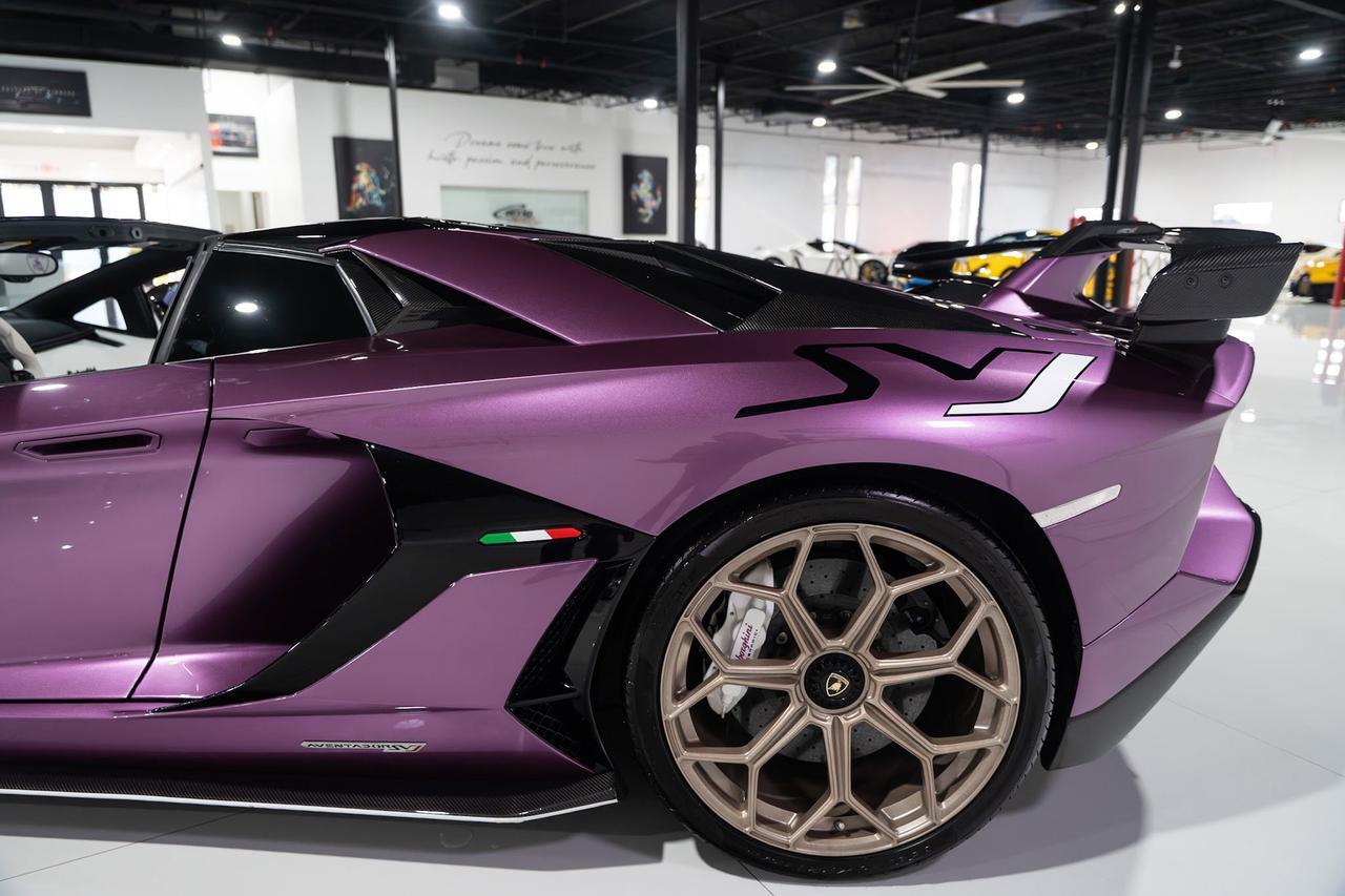 2020 Lamborghini Aventador SVJ Roadster Viola SE30 paint,painted "SVJ",Ad Personam interior,Sensonum audio,carbon galore & MORE Fort Lauderdale FL