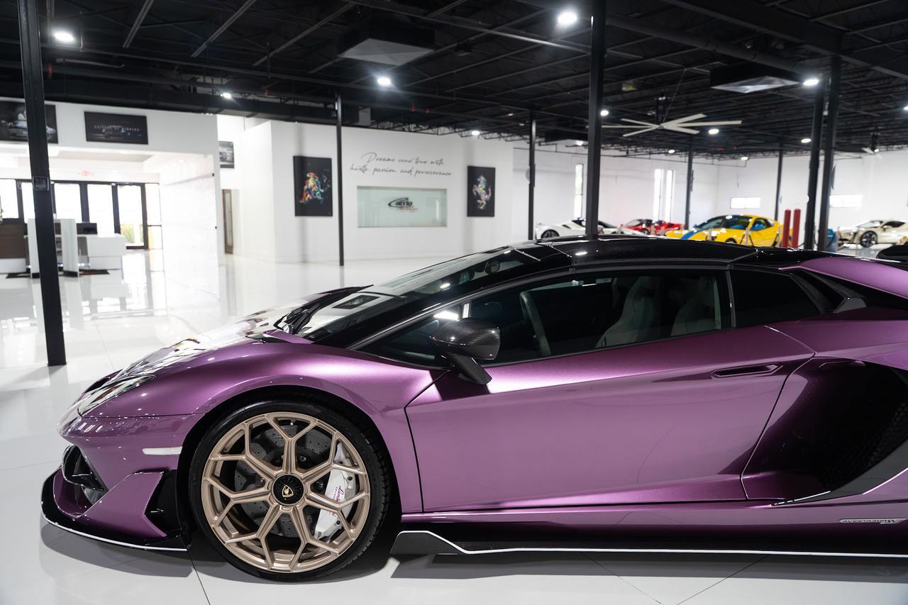 2020 Lamborghini Aventador SVJ Roadster Viola SE30 paint,painted "SVJ",Ad Personam interior,Sensonum audio,carbon galore & MORE Fort Lauderdale FL