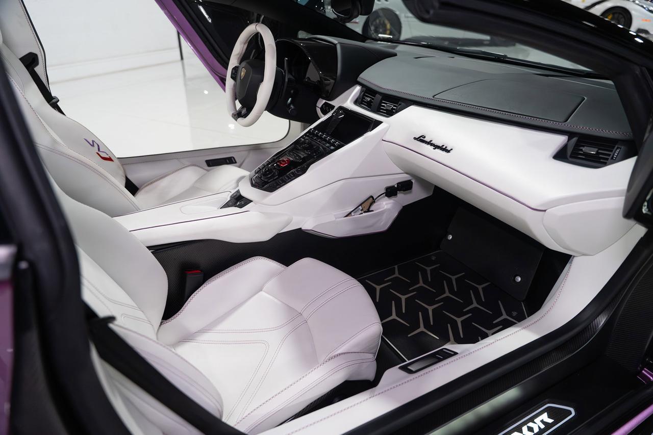 2020 Lamborghini Aventador SVJ Roadster Viola SE30 paint,painted "SVJ",Ad Personam interior,Sensonum audio,carbon galore & MORE Fort Lauderdale FL