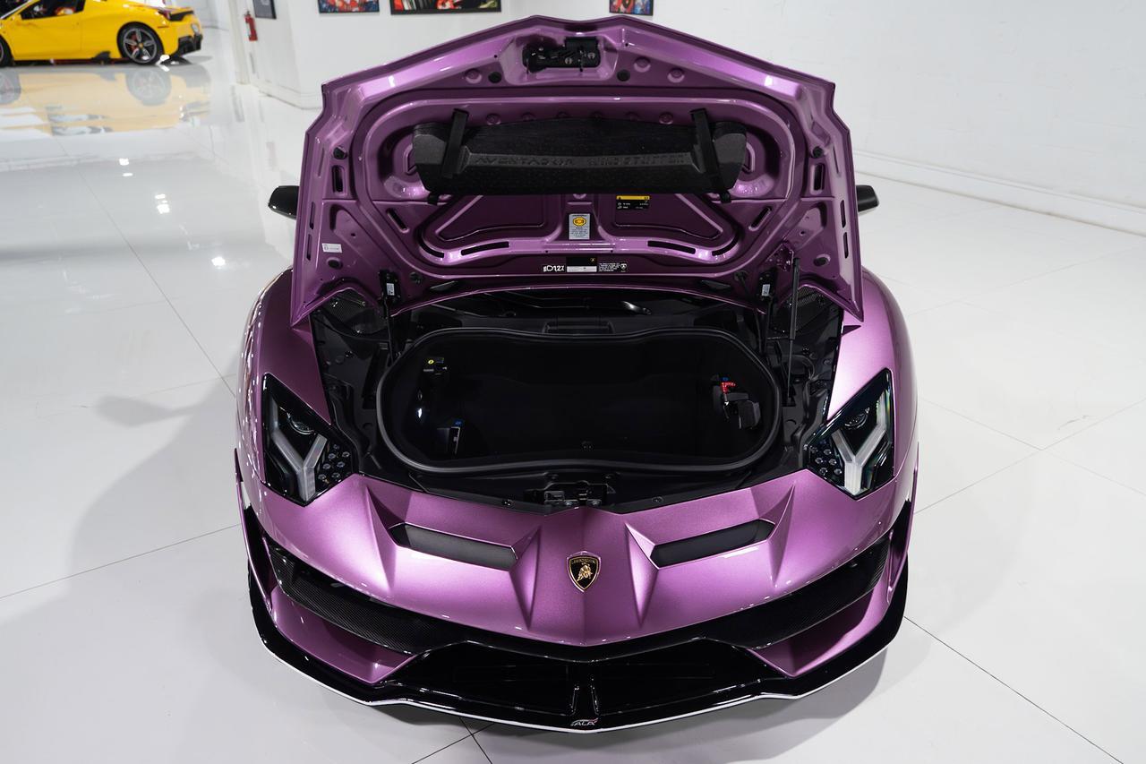 2020 Lamborghini Aventador SVJ Roadster Viola SE30 paint,painted "SVJ",Ad Personam interior,Sensonum audio,carbon galore & MORE Fort Lauderdale FL