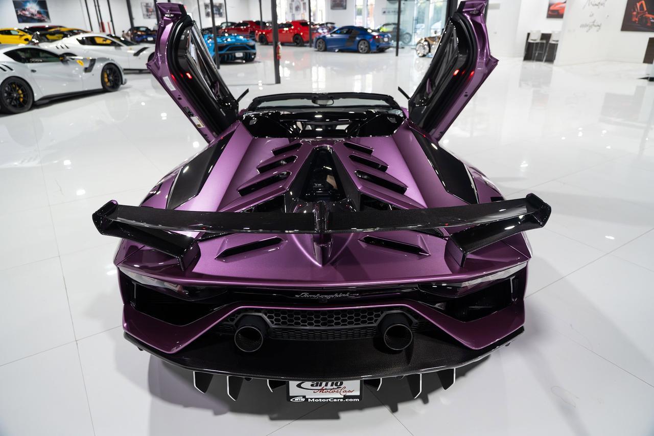 2020 Lamborghini Aventador SVJ Roadster Viola SE30 paint,painted "SVJ",Ad Personam interior,Sensonum audio,carbon galore & MORE Fort Lauderdale FL