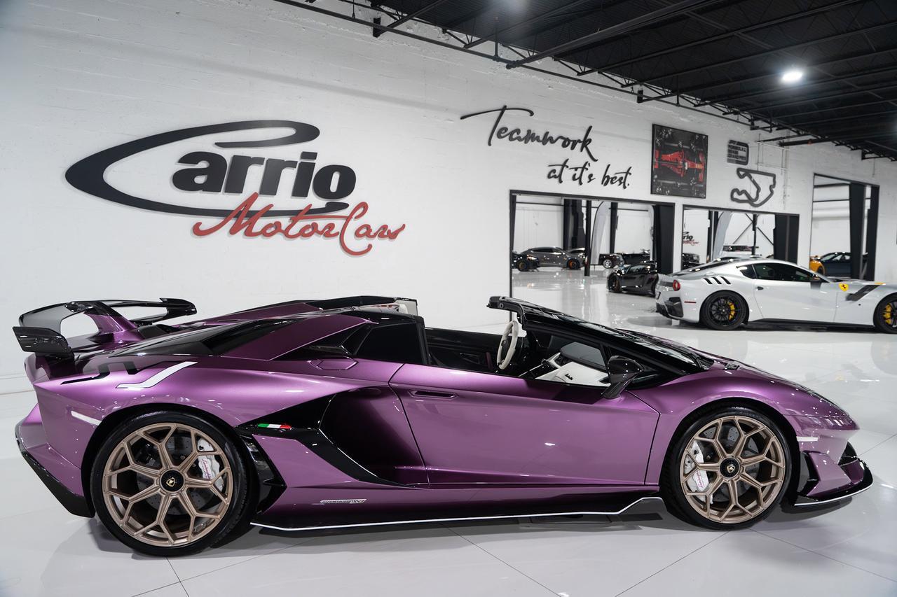 2020 Lamborghini Aventador SVJ Roadster Viola SE30 paint,painted "SVJ",Ad Personam interior,Sensonum audio,carbon galore & MORE Fort Lauderdale FL