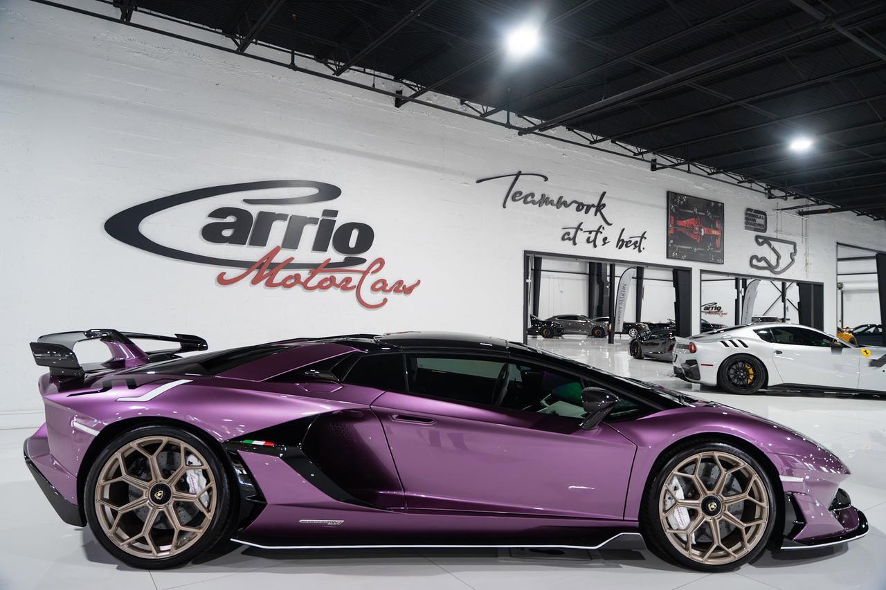 2020 Lamborghini Aventador SVJ Roadster Viola SE30 paint,painted "SVJ",Ad Personam interior,Sensonum audio,carbon galore & MORE Fort Lauderdale FL