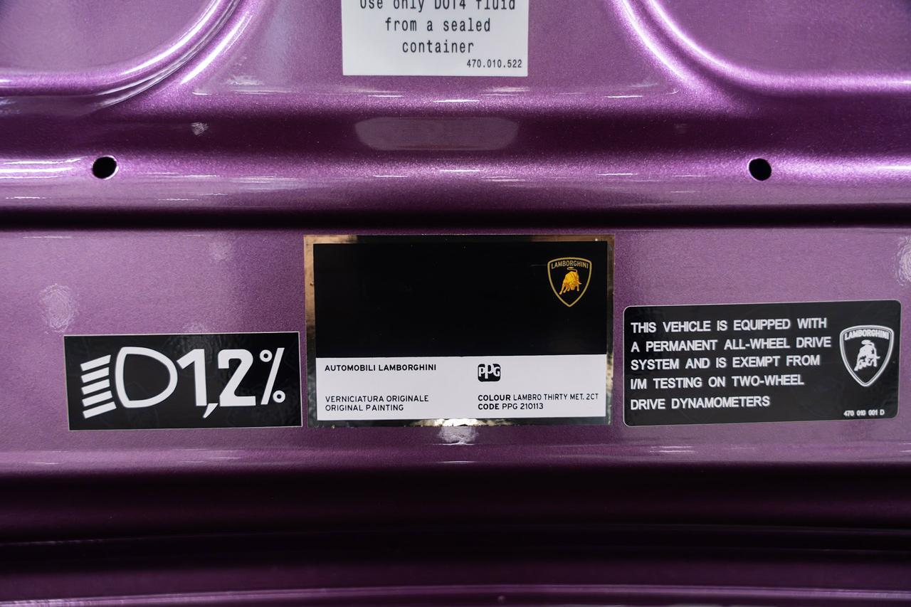 2020 Lamborghini Aventador SVJ Roadster Viola SE30 paint,painted "SVJ",Ad Personam interior,Sensonum audio,carbon galore & MORE Fort Lauderdale FL