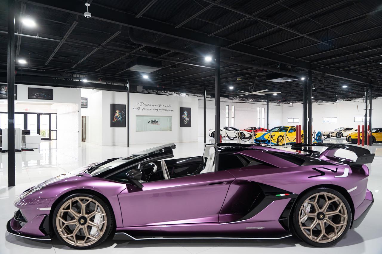 2020 Lamborghini Aventador SVJ Roadster Viola SE30 paint,painted "SVJ",Ad Personam interior,Sensonum audio,carbon galore & MORE