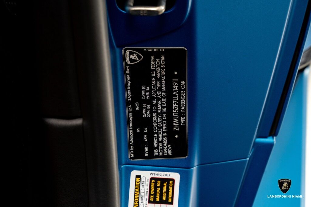 2020 Lamborghini Huracan EVO RWD Spyder North Miami Beach FL