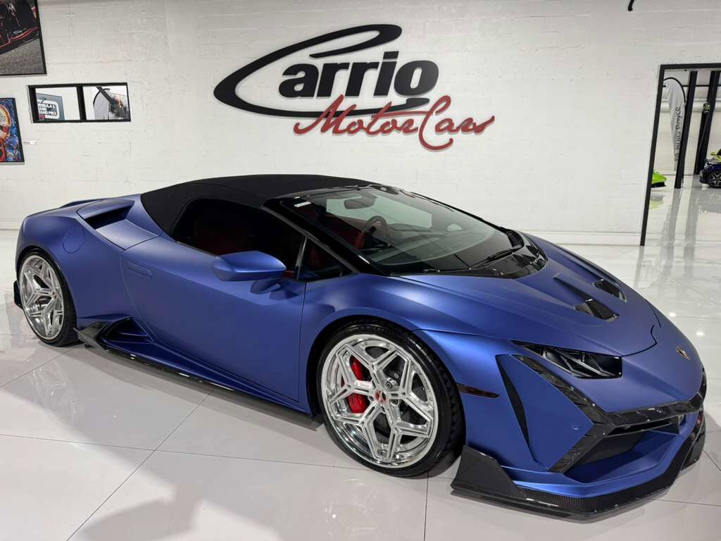 2020 Lamborghini Huracan EVO Spyder ALL-WHEEL DRIVE! DarwinPRO body kit, Sensonum audio system, carbon galore AND MUCH MORE!! Fort Lauderdale FL