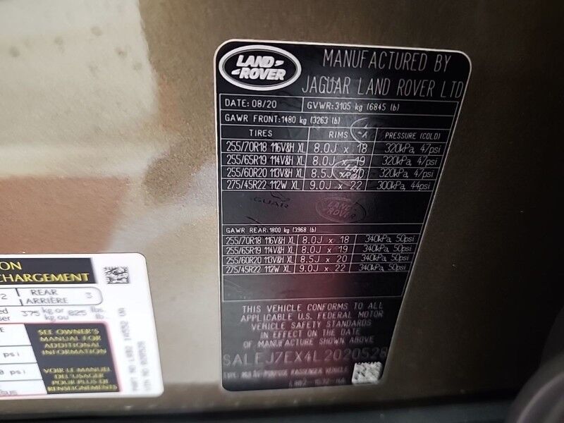 2020 Land Rover Defender 110 S AWD Arlington VA