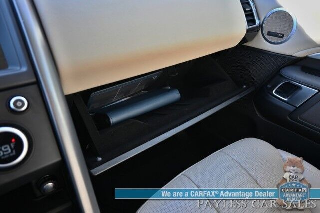 2020 Land Rover Discovery Landmark Edition / AWD / Front & Rear Heated Leather Seats / Heated Steering Wheel / Dual Sunroofs / Navigation / Meridian Speakers / Forward Collision & Blind Spot Alert / 3rd Row / Seats 7 / 21 MPG Anchorage AK