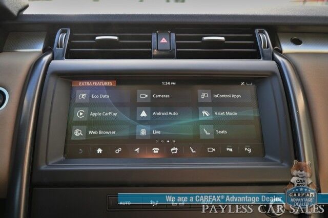2020 Land Rover Discovery Landmark Edition / AWD / Front & Rear Heated Leather Seats / Heated Steering Wheel / Dual Sunroofs / Navigation / Meridian Speakers / Forward Collision & Blind Spot Alert / 3rd Row / Seats 7 / 21 MPG Anchorage AK