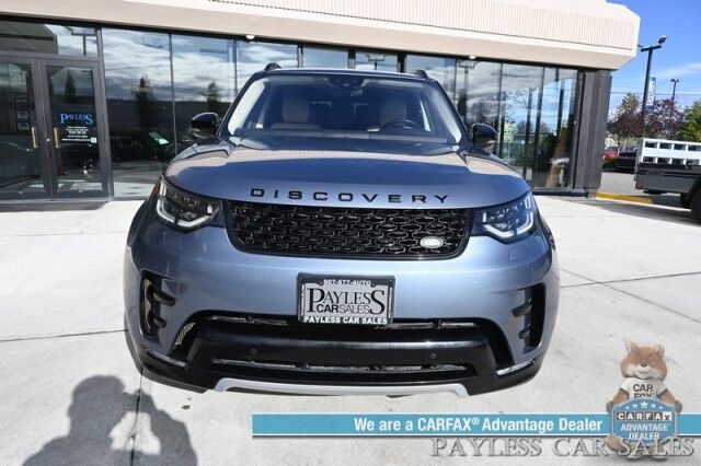 2020 Land Rover Discovery Landmark Edition / AWD / Front & Rear Heated Leather Seats / Heated Steering Wheel / Dual Sunroofs / Navigation / Meridian Speakers / Forward Collision & Blind Spot Alert / 3rd Row / Seats 7 / 21 MPG Anchorage AK