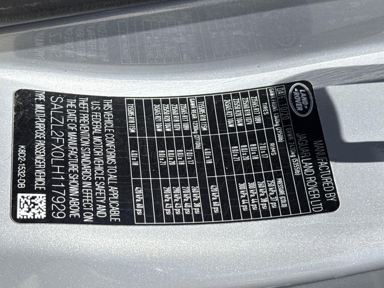 2020 Land Rover Range Rover Evoque First Edition San Antonio TX
