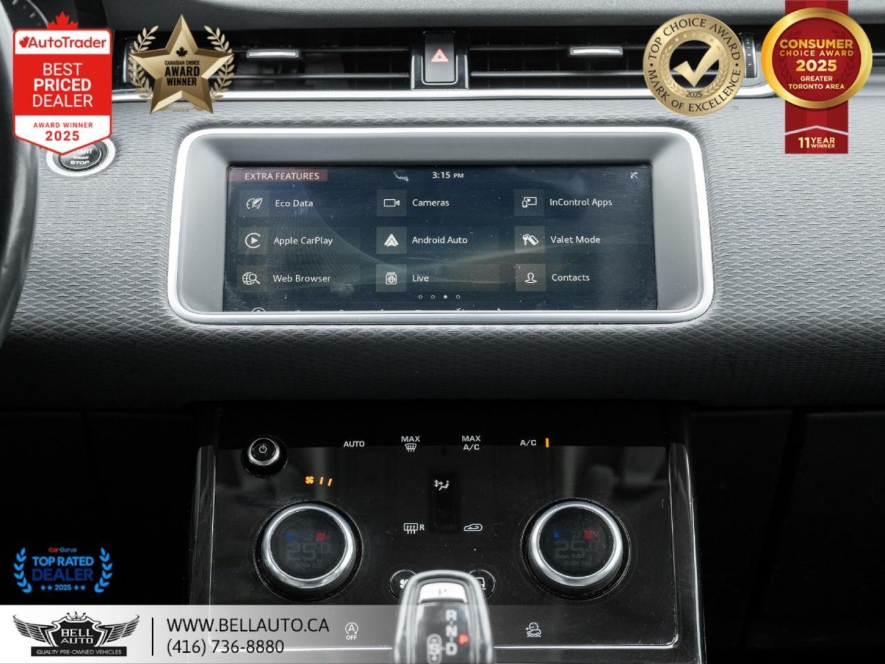 2020 Land Rover Range Rover Evoque S | NAVI | PANO | LTHR | BLKRMS | SRVCRCRDS Toronto ON