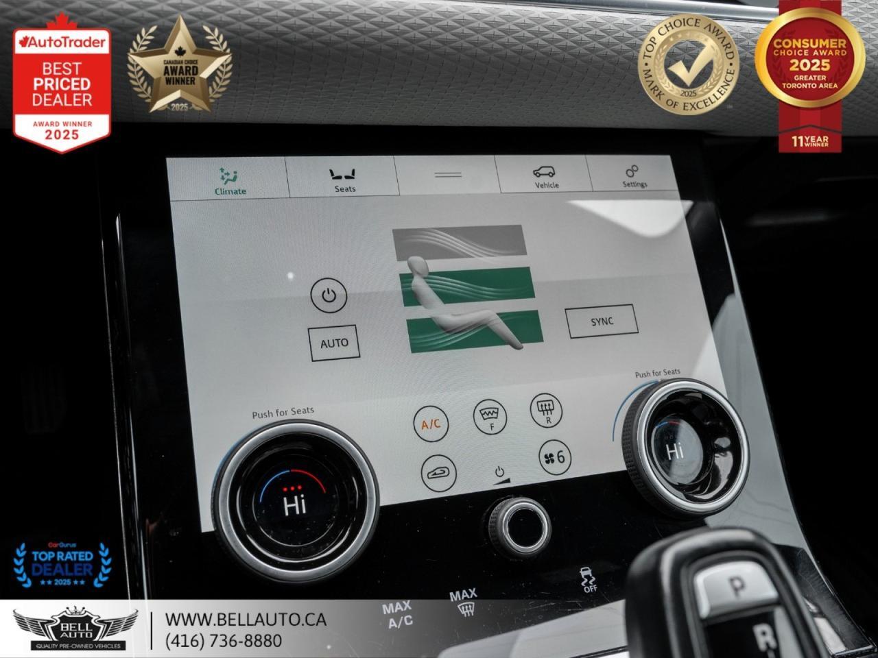 2020 Land Rover Range Rover Evoque S NAVI B.CAM PANO MERIDIAN ALLBLKACCENTS Toronto ON