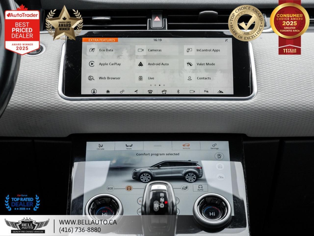 2020 Land Rover Range Rover Evoque S NAVI B.CAM PANO MERIDIAN ALLBLKACCENTS Toronto ON
