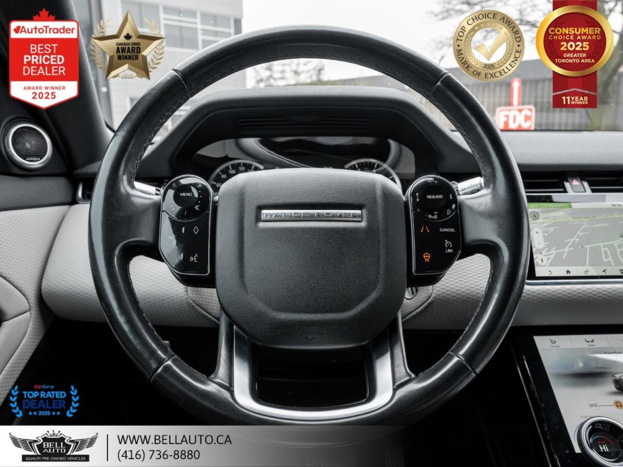 2020 Land Rover Range Rover Evoque S NAVI B.CAM PANO MERIDIAN ALLBLKACCENTS Toronto ON