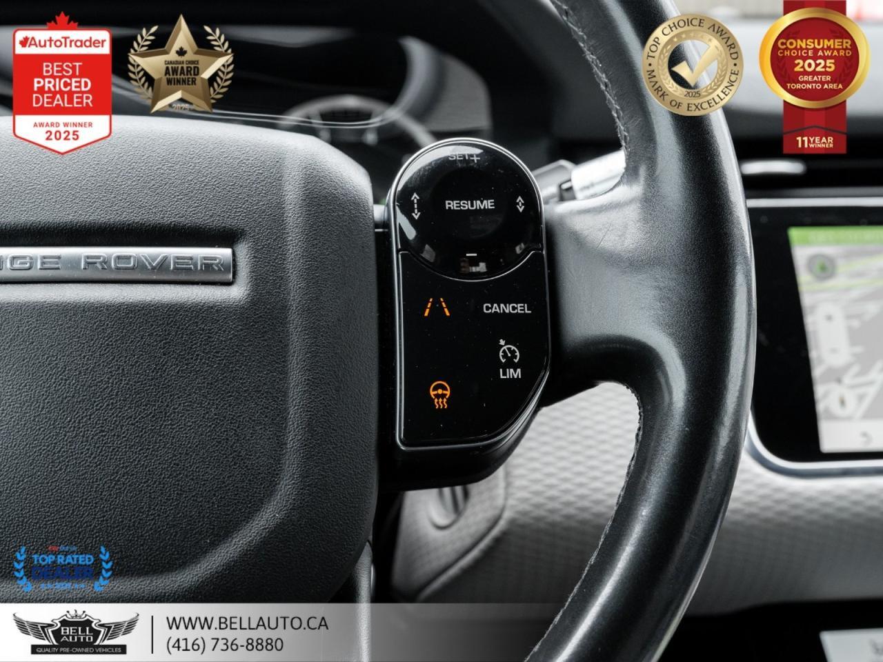 2020 Land Rover Range Rover Evoque S NAVI B.CAM PANO MERIDIAN ALLBLKACCENTS Toronto ON