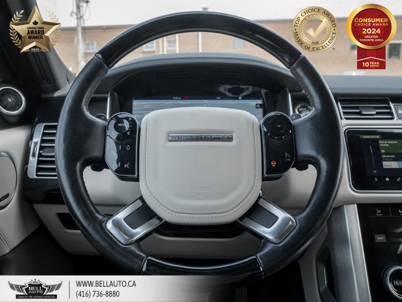 2020 Land Rover Range Rover P525 HSE V8, HUD, NAVI, PANO, B.CAM, B.SPOT, MERIDIAN, NOACCIDENT Toronto ON