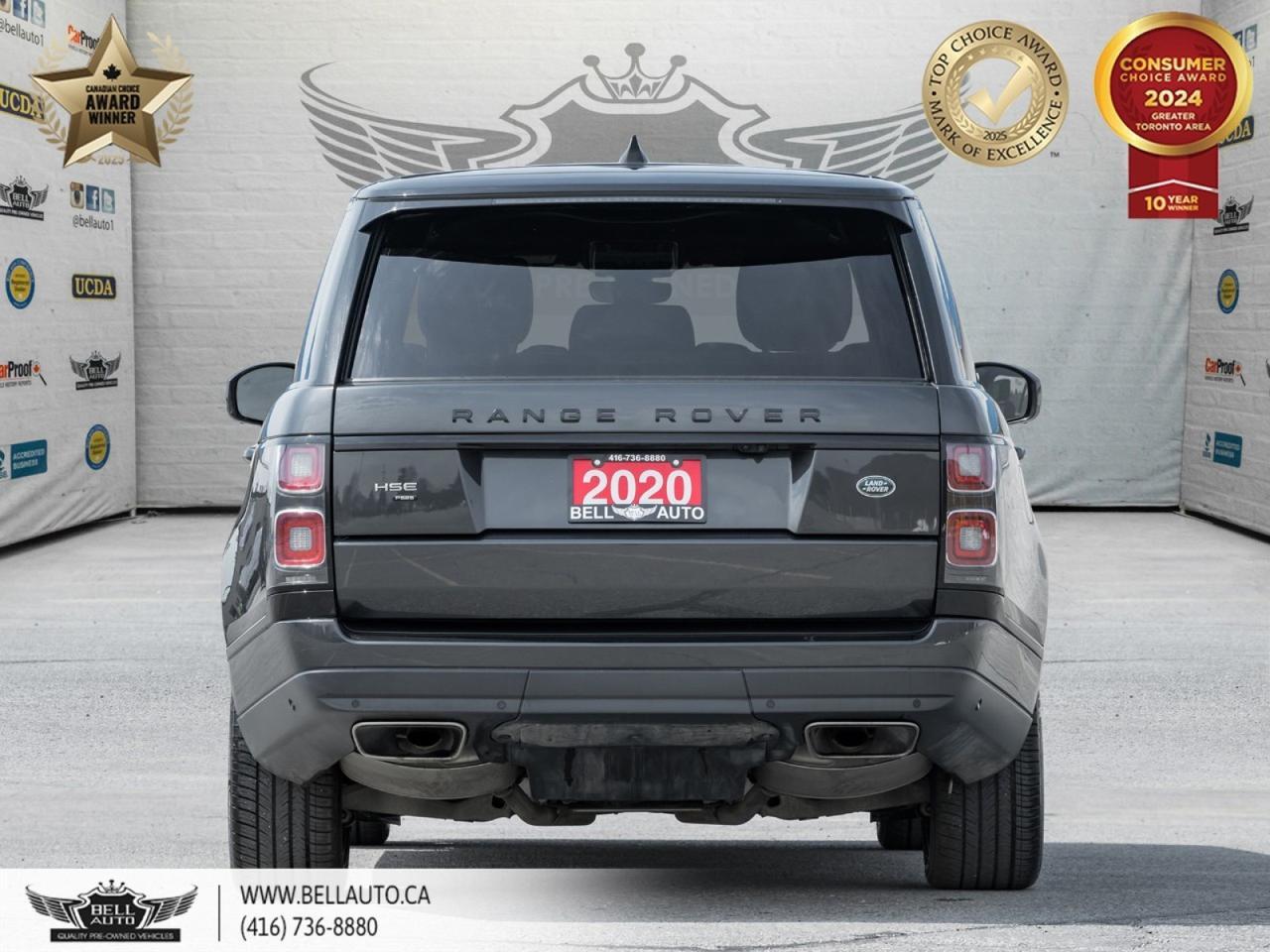 2020 Land Rover Range Rover P525 HSE V8, HUD, NAVI, PANO, B.CAM, B.SPOT, MERIDIAN, NOACCIDENT Toronto ON