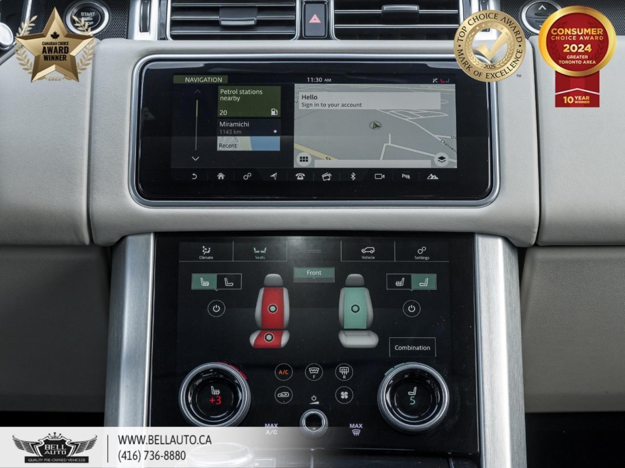 2020 Land Rover Range Rover P525 HSE V8, HUD, NAVI, PANO, B.CAM, B.SPOT, MERIDIAN, NOACCIDENT Toronto ON