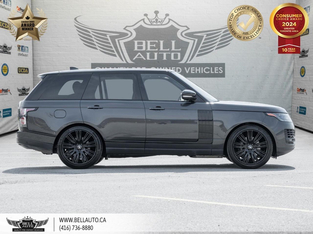 2020 Land Rover Range Rover P525 HSE V8, HUD, NAVI, PANO, B.CAM, B.SPOT, MERIDIAN, NOACCIDENT Toronto ON