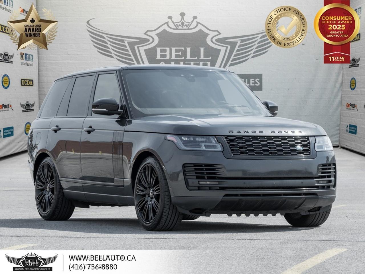 2020 Land Rover Range Rover P525 HSE V8, HUD, NAVI, PANO, B.CAM, B.SPOT, MERIDIAN, NOACCIDENT Toronto ON