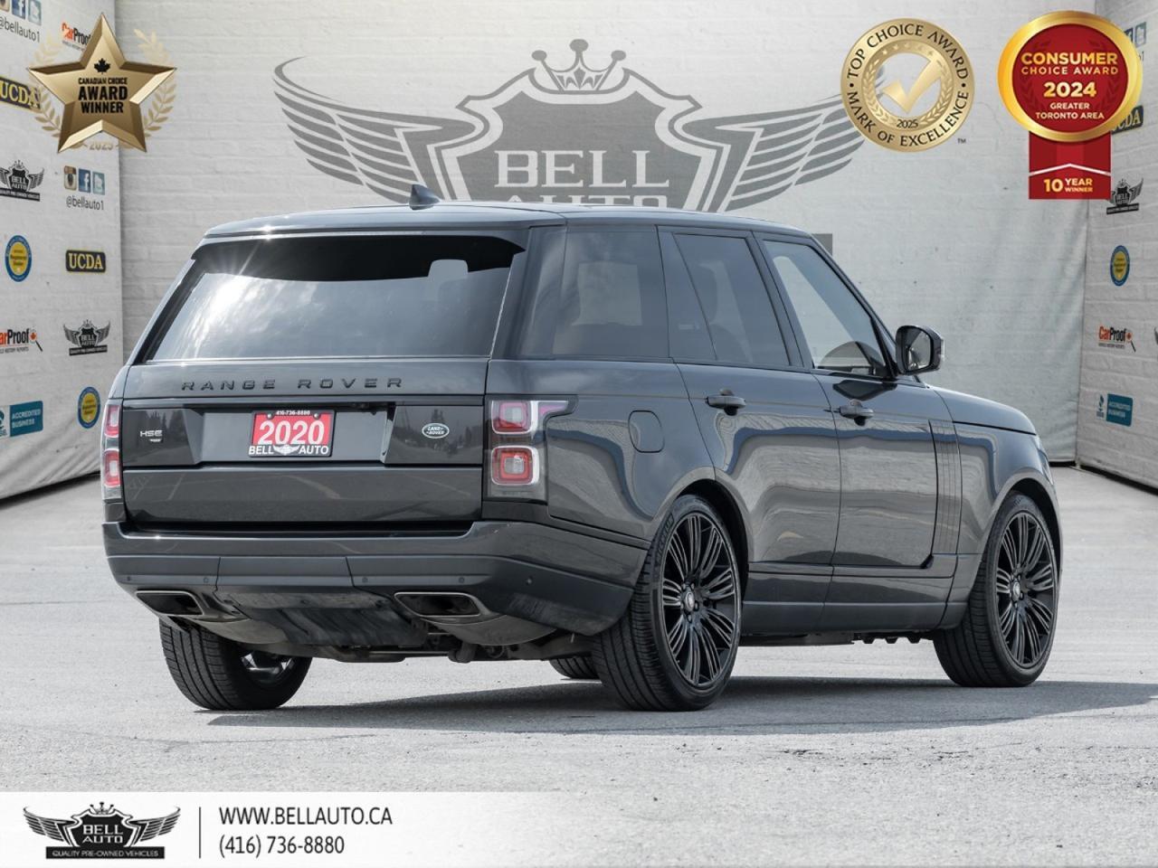 2020 Land Rover Range Rover P525 HSE V8, HUD, NAVI, PANO, B.CAM, B.SPOT, MERIDIAN, NOACCIDENT Toronto ON