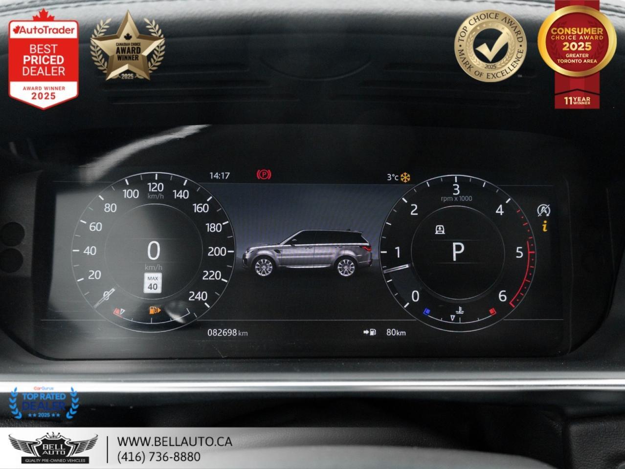 2020 Land Rover Range Rover Sport HSE NAVI B.CAM PANO MERIDIAN NOACCIDENT Toronto ON