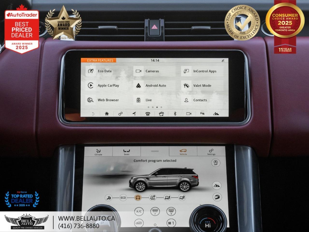 2020 Land Rover Range Rover Sport HST NAVI B.CAM PANO REDLTHR MERIDIAN B.SPOT Toronto ON